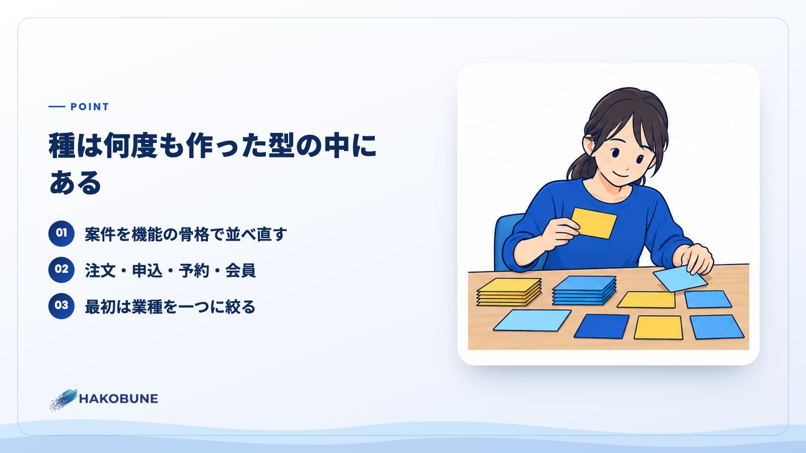 種は何度も作った型の中にある